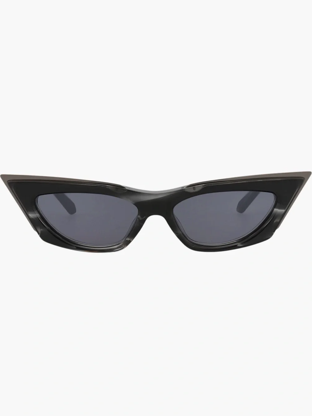 Valentino Garavani Gray Cat-Eye 55mm Sunglasses with Signature V Temple